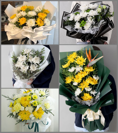 湖北十堰市郧阳区青山镇琵琶滩村白事花束代送
